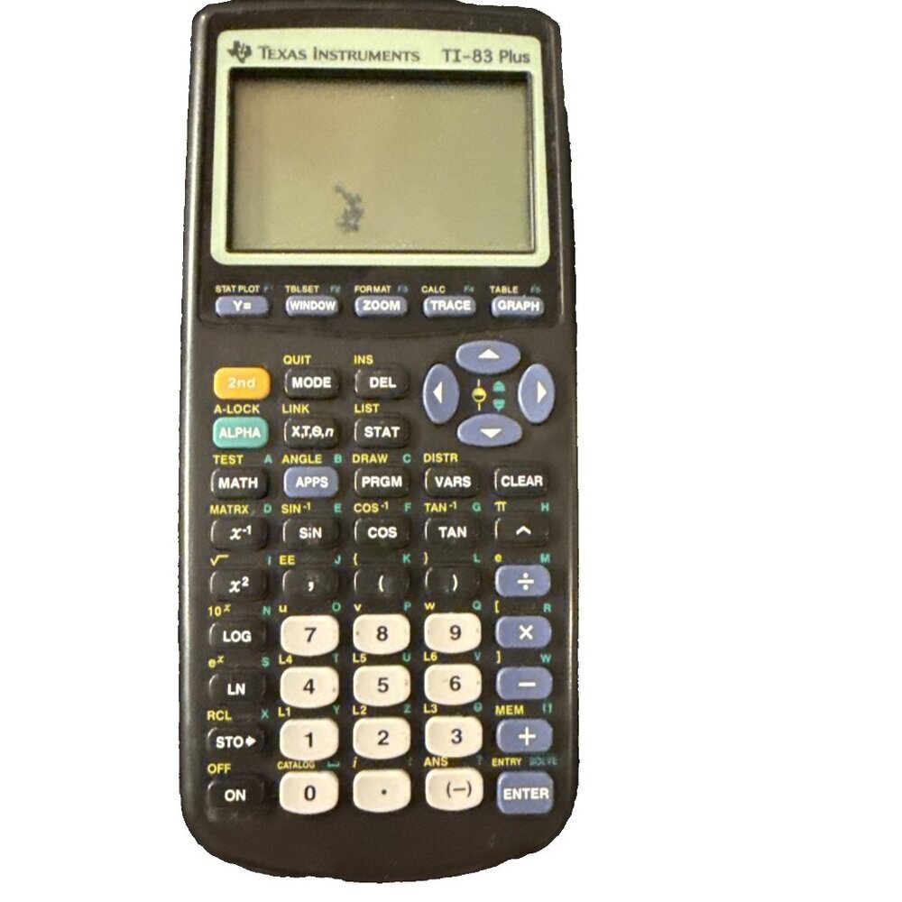 Texas Instruments TI-83 Plus Graphing Calculator NOT WORKING PARTS ONLY